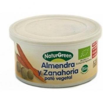 Naturgreen Paté Ecológico De Almendra Y Zanahoria 125 G