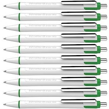 Schneider Penne Biros SLIDER Xite XB 90% bioplastica a prova di documento, verde, 10 pezzi