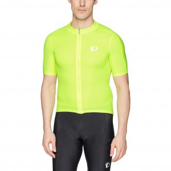 PEARL IZUMI Jersey de Ciclismo Búsqueda, Hombre, S Amarillo/Negro
