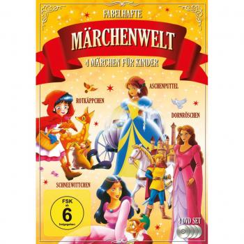 Fabelhafte Märchenwelt 4 Märchen für Kinder [4 DVDs]