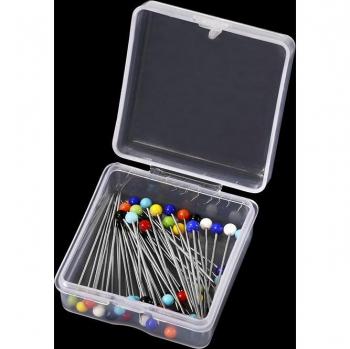 100/50PCS Multi-Color Pearl Head Sewing Pins for Dressmaking