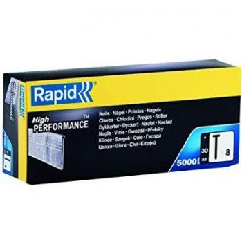 Rapid No.8 Brad Nails 18Ga 30mm (Box 5000)