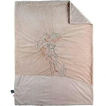 Couverture 75 x 100 cm TSO en Veloudoux, gris