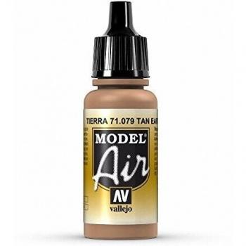 Vallejo Model Air Acrylfarbe, 17 ml Flachbraun