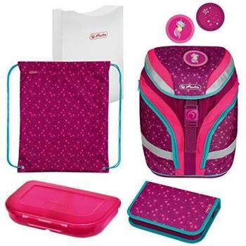 Herlitz SoftFlex Plus Grundschulranzen Einhorn Sterne, 50025602