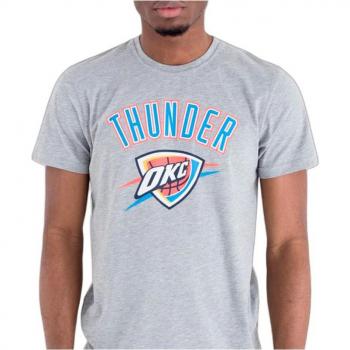 New Era Oklahoma City Thunder Men's Short Sleeve T-Shirt Grey XS