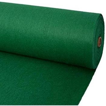 VidaXL Plain Exhibition Carpet 1x12 m Green