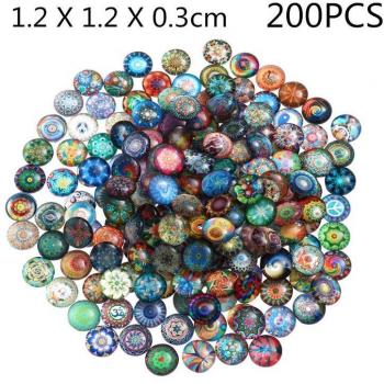 Mixed Round Mosaic Tiles for Crafts