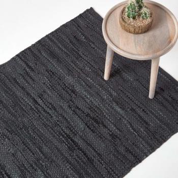 Denver Leather Woven Rug