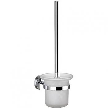 Set de brosse de toilette en verre mat et chrome 40502000