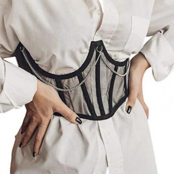 Elastic Belt Corset Dress