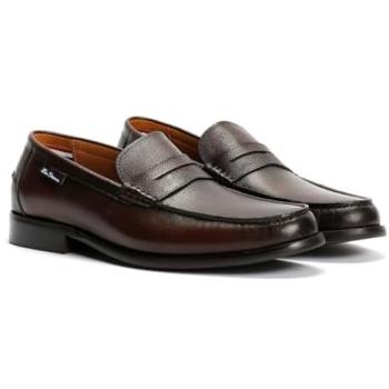 Ben Sherman Hester Brown Suede Loafers for Men