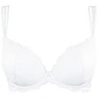 Vivance Hochzeits-Push-Up-BH Damen, Weiß, Gr. 70C