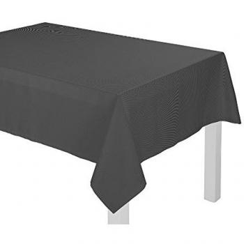 Adam Tischdecke Uni Light Collection, Bio-Baumwolle, Schwarz, 80 x 80 cm