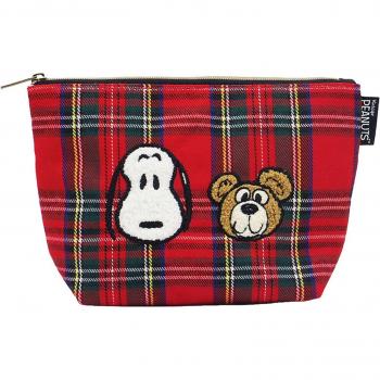 Nakajima Snoopy Bear Zipper Bag
