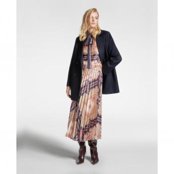 Elena Miró Falda Midi Plisada a Estilo