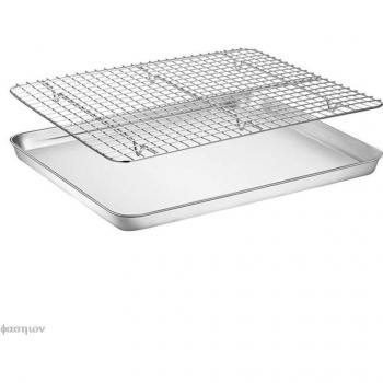 Non-Stick Chips Basket with Baking Tray