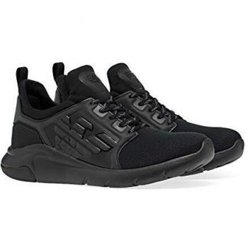 Emporio Armani EA7 Racer Reflex CC Black Sneakers for Women