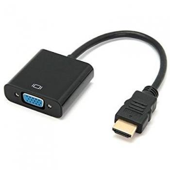 Adaptador de cable Unotec HDMI a VGA 0,18 m Negro