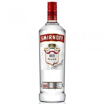 1 Litre Empty Smirnoff No 21 Vodka Bottle