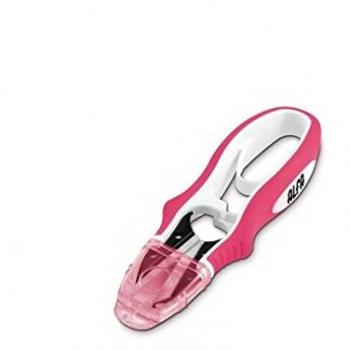 Alfa Hilvanes Rosa: Tijeras de Acero Inoxidable con Mango Ergonómico