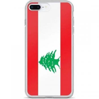Soft & Flexible iPhone 8 Plus Cover – Lebanon Flag, Multi‑Color