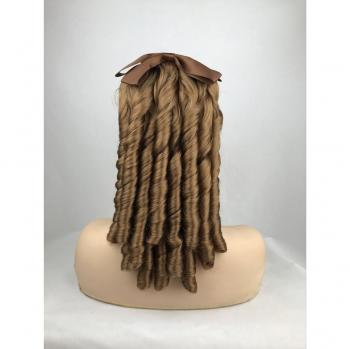 Brown & Gold Cosplay Curls