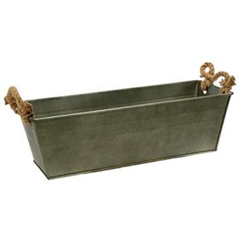 Pflanzkübel Zinktopf Recta Vintage Grün 37 cm