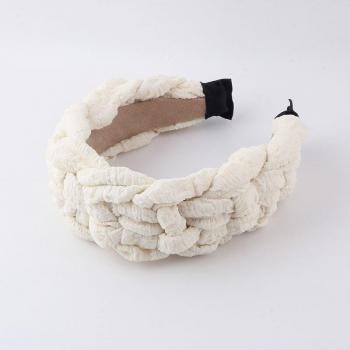 Accessoires de cheveux décontractés en tissu rouge