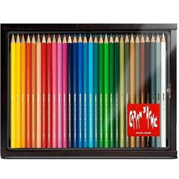 Swisscolor 30 Color Pencils in Wooden Box