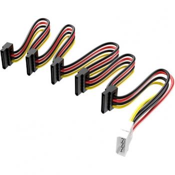 Cable de alimentación SATA 15 Pines para HDD de 2.5 y 3.5 pulgadas