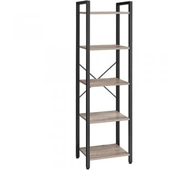 Spazio Stile Greige/Nero 5 Ripiani – 40x30x153