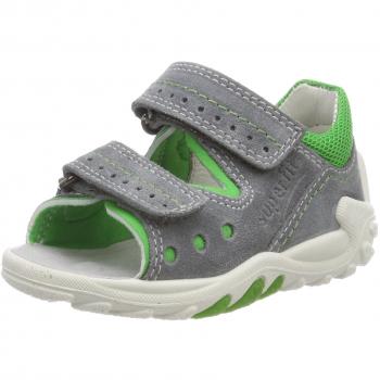 Superfit Flow Sandalen für Baby Jungen, Grau (Smoke Kombi)