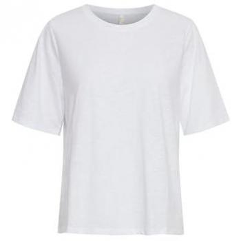PZBRIT 0‑Neck T-Shirt Pulz Jeans – XS, hellweiß
