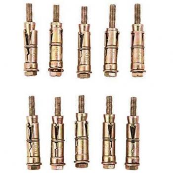 Amtech M6 Expansion Bolts, 60mm Length, 10 Pieces