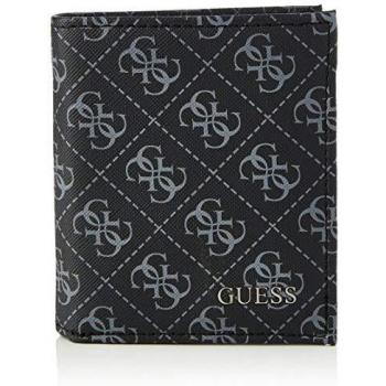 Guardador de Tarjetas Guess VEZZOLA Pequeño, Negra y Compacto