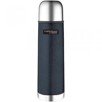 Thermos Thermocafé Stainless Steel Flask Hammertone Blue 1 L with Cup
