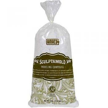 Amaco Plaster Sculptamold 3lb White