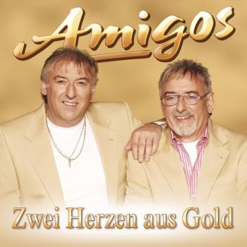 Zwei Herzen aus Gold