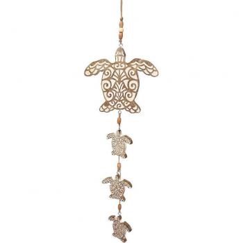 Tortue Pendentif Beige 77x21x2cm