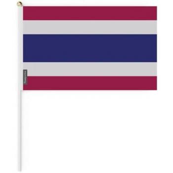Pack 50 mini drapeaux de Thaïlande (14 × 21 cm)