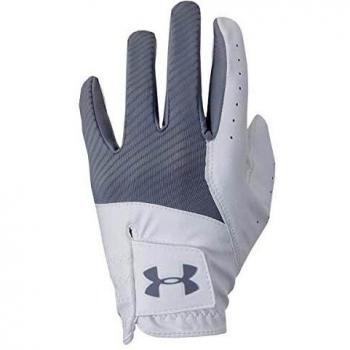 Men’s Under Armour Medal Elite Left Hand Golf Glove – M‑L, Grey