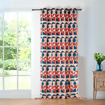 Rideau Tamisant Au Style Seventy Rose Blush 140x260 Cm
