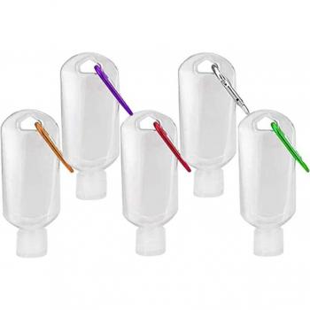 Botellas de Gel para Mascotas, 5 Unidades de 50ml, Transparente
