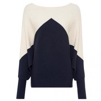Lascana Navy Pullover Cremisi