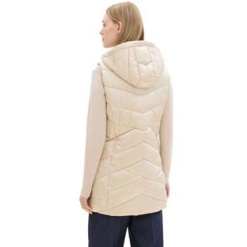 Gilet Donna Beige con Cappuccio Tom Tailor S