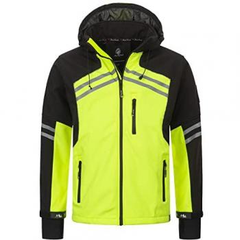 Rock Creek Neongelbe Softshelljacke