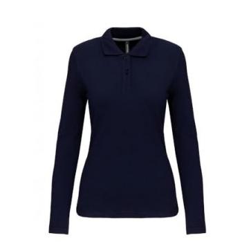 Kariban Polo Donna Maniche Lunghe Versatile