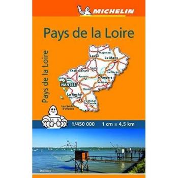 Mini Carte Pays de la Loire Michelin
