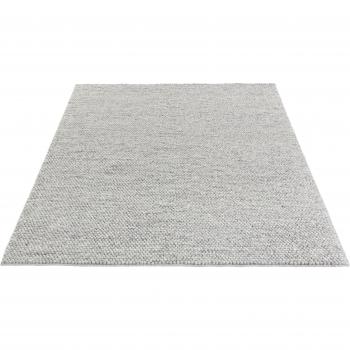 LeGer Home „Ainhoa“ – handgewebter, einfarbiger Wolle‑Teppich